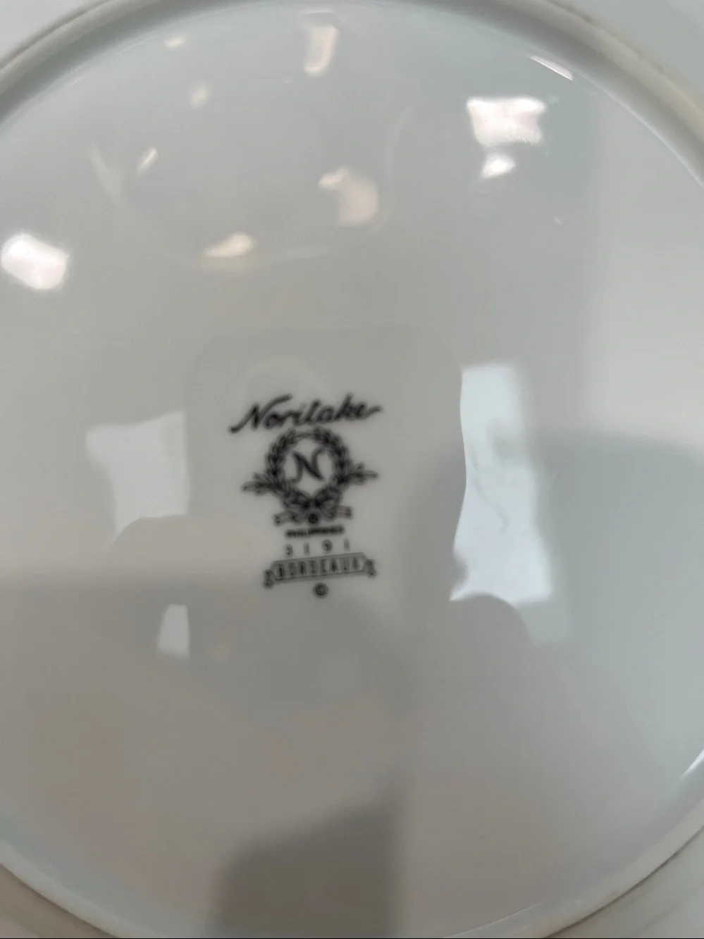 Noritake VTG Salad plates, set of 10 Bordeaux pattern, retired. Floral details